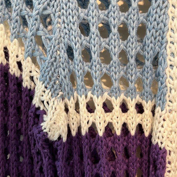 Rainbow Crocheted Sweater - Picture 3 of 4